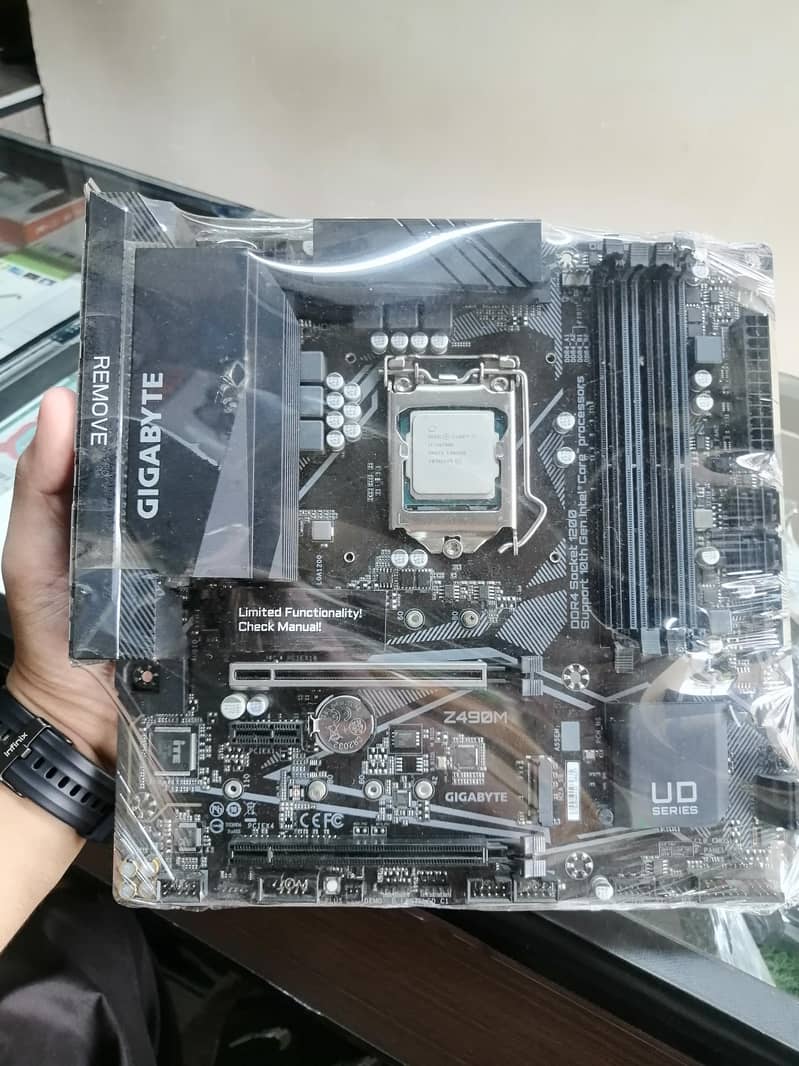 gigabyte board & processor 0