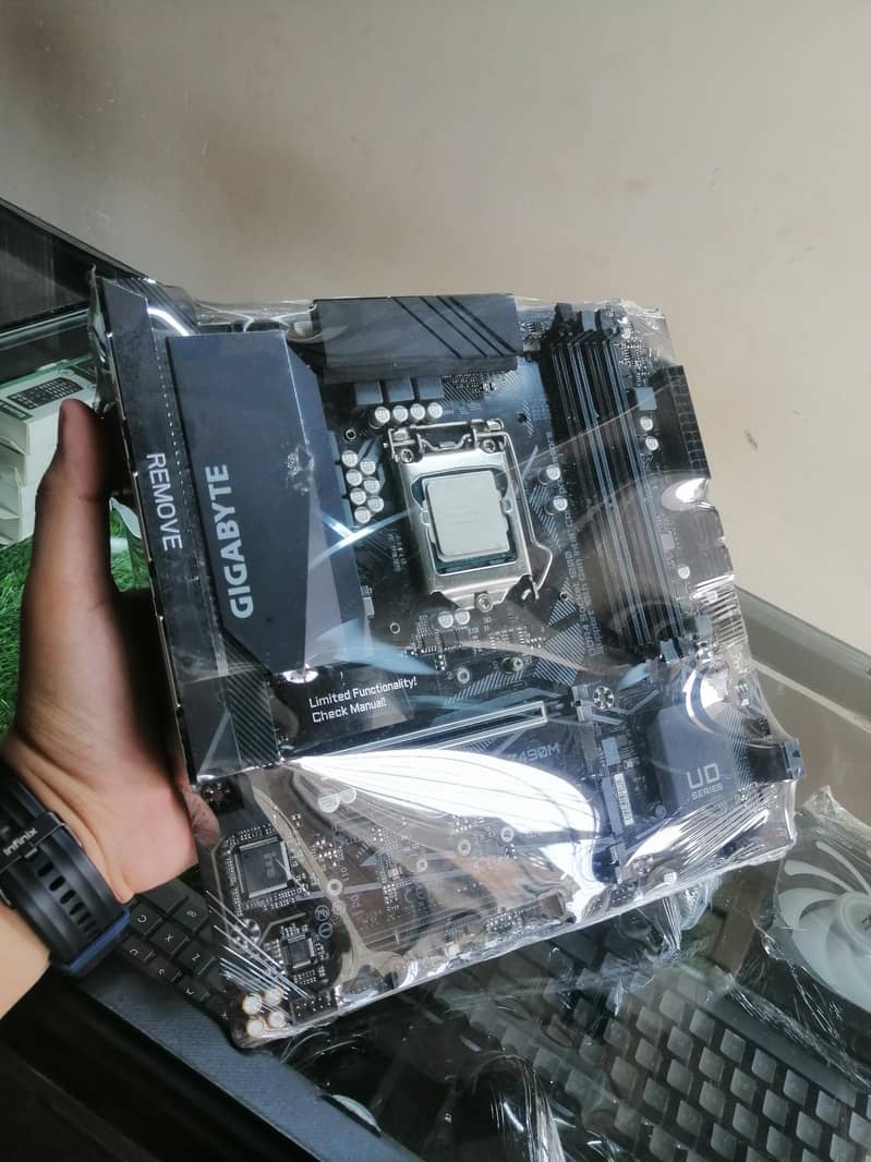 gigabyte board & processor 5