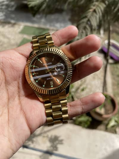 Golden watch