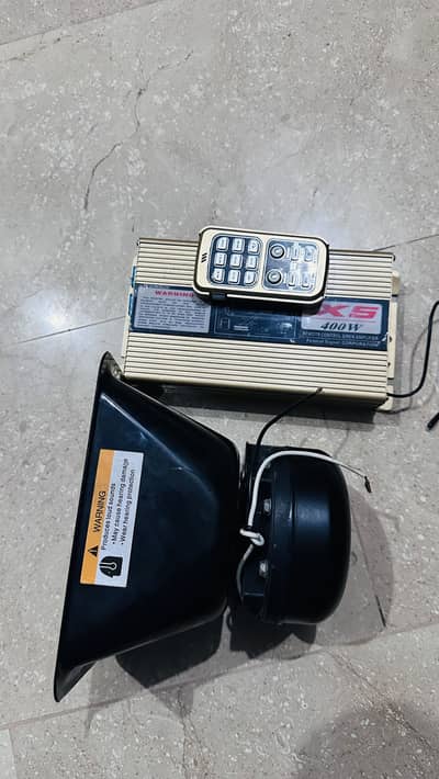 American car police siren x5 400 watts 15plus aounds
