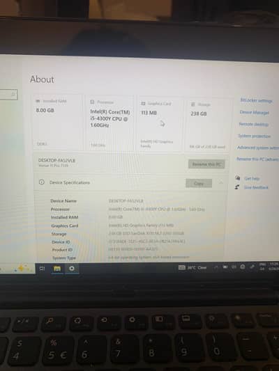 Laptop i5 4th generation