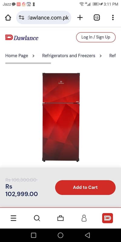 Dawlance avante 9191 Medium Size