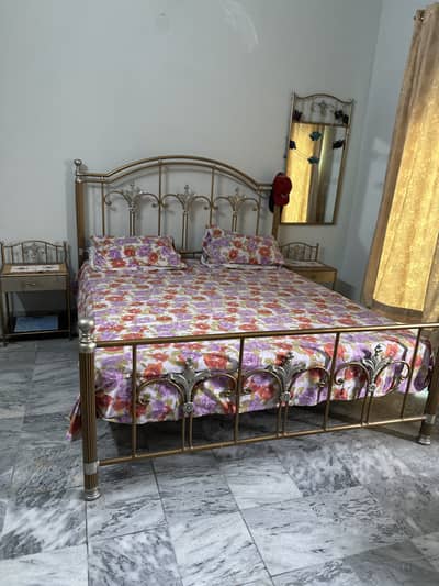 Elegant Wrought Iron Bedroom Set for Sale 