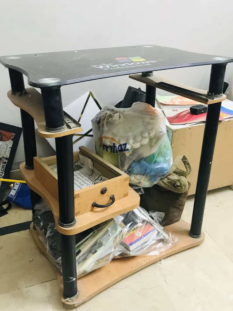 Computer Glass Table 2