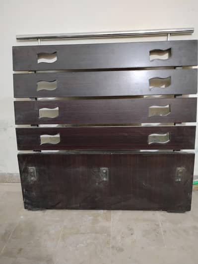 Single Wooden Bed without Matress