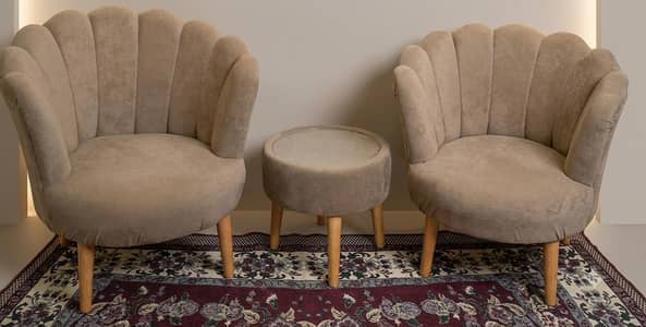 Coffee set 2 Chairs 1 table