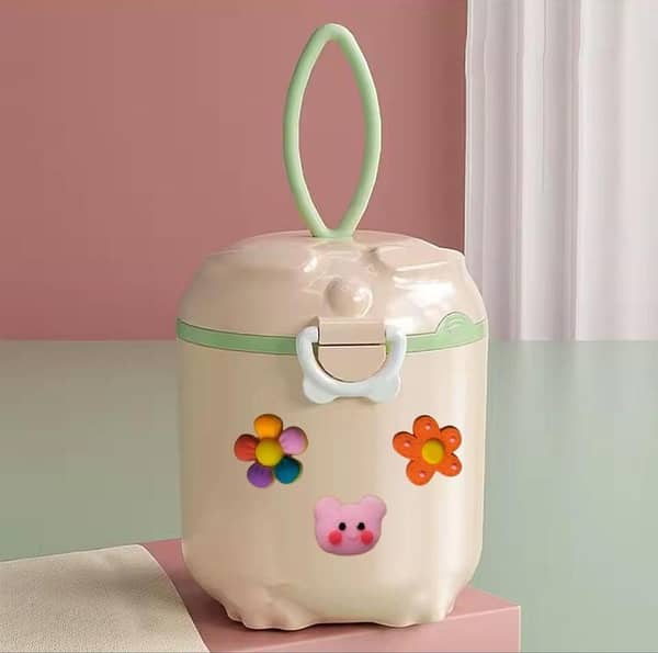 Milk Powder Container for Powder | Rotating Milk Powder Dispenser Box | Milk Powder Pot | Portable Rice Noodle Box, Travel Container, Milk Powder Container