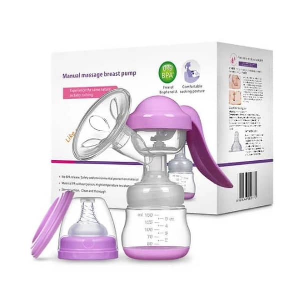 Manual Breast feeding Pump BPA-Free Easy Milk Suction & Collection feeder pump for milk Nursing Mother