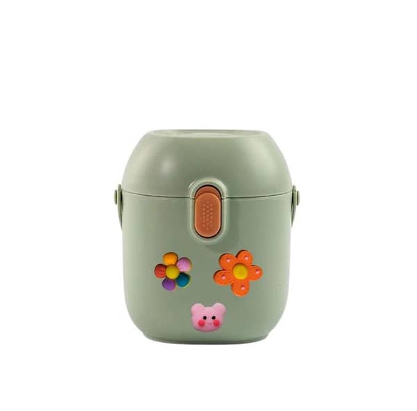 Baby Milk Powder Container With Spoon (Capacity 250Garams) Portable Baby Food Storage Newborn Toddler Snack Box Baby Container