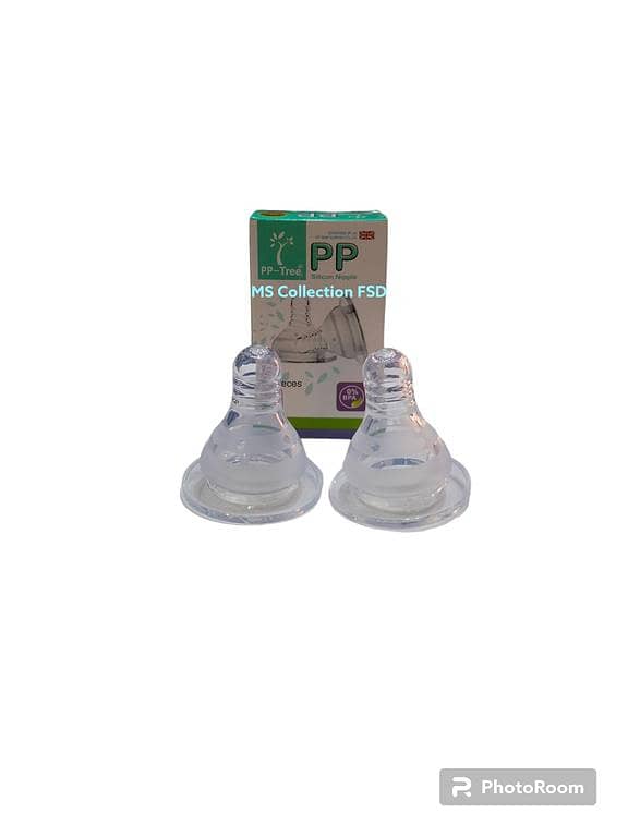 PP-tree Silicone Nipple Set, 2 Pieces, Standard/Regular Neck, Premium Quality