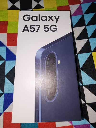 SAMSUNG GALAXY A57 5G 8+8/256gb WITH COMPLETE BOX TWO MONTH SIM TIME
