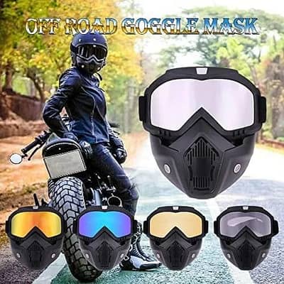 Motorcycle helmet Off-road goggles mask with UV protection