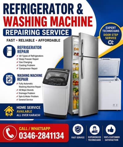Fridge Repairing/AC Repair/Microwave Repairing/Deep Freezer Repairing