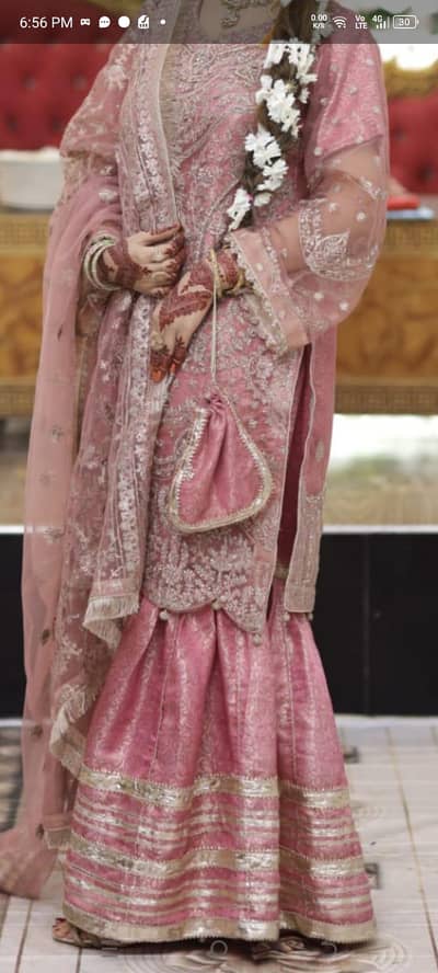 beautiful pink Ghraraa dress