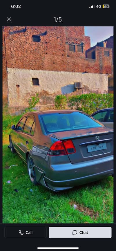 Honda Civic Oriel 2002
