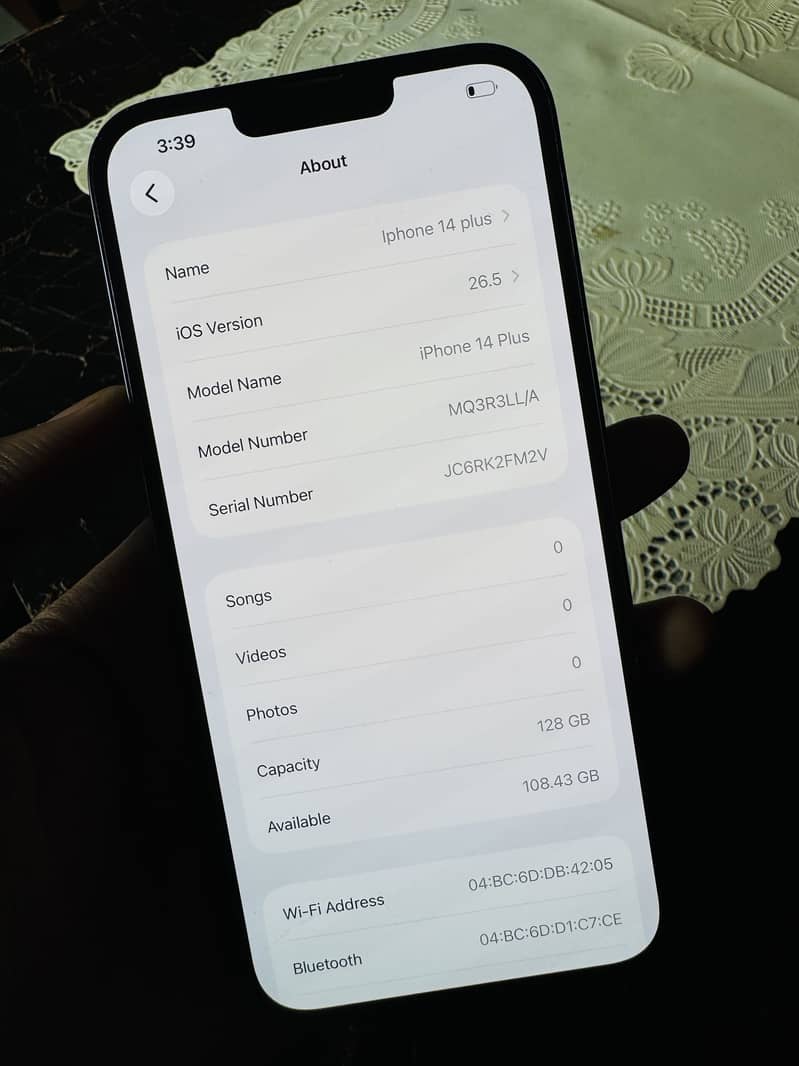 Apple iPhone 14 plus 6