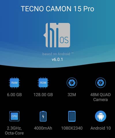Tecno CAMON 15 Pro