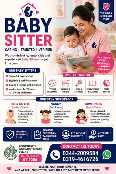 BABYSITTER MAID PATIENT ATTENDENT COOK HELPER DRIVER