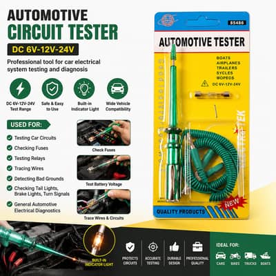 Automotive Circuit Tester 6V 12V 24V | Car Voltage Test Pen