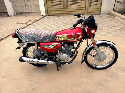 Honda CG 125 2025 end model regester 4500 km driven