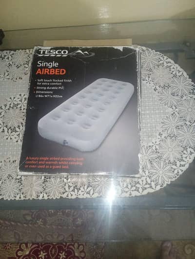 tesco single air bed