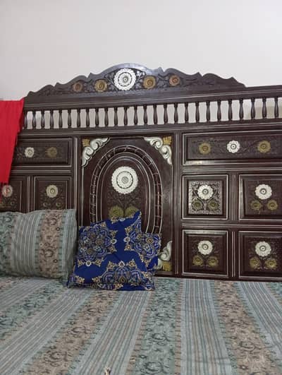 furniture (without matress) for sale 03017834454