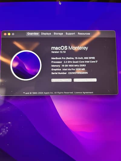 Macbook Pro i7 (15inch)