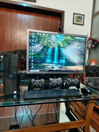 Dell Full Gaming Pc Setup For Sale With Monitor and Accessories