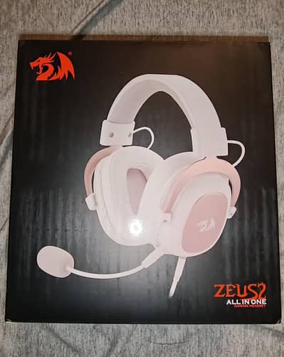 10/10 Box open Zeus 2 Wired ( White ) Gaming Headphone urgent sale