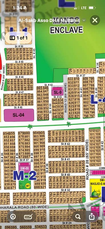 Sec L main 65 fit road per 150 fit ring road plot se 4 plot
