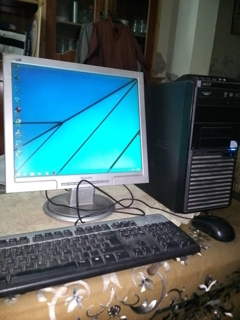 core 2 do CPU/ LCD 17" HP 2