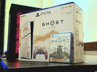 PS5 Slim Ghost of Yōtei Edition (1TB) – Like New / Mint Condition