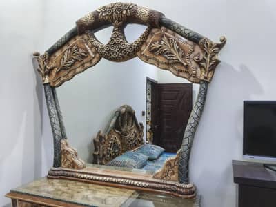 3 pc set Bed Almirah Dressing
