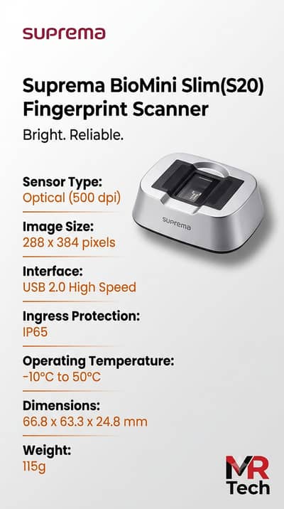 Biomatric Fingerprint Device