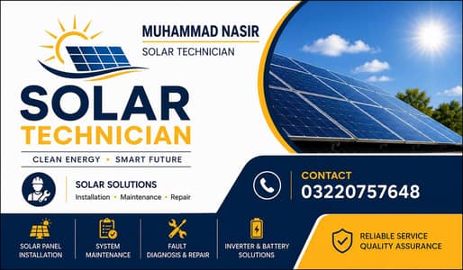 Electrician and Solar Technician