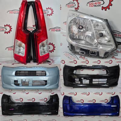 Daihatsu Move Custom/Subaru Stella Front/Back Light Bumper Mirror Part