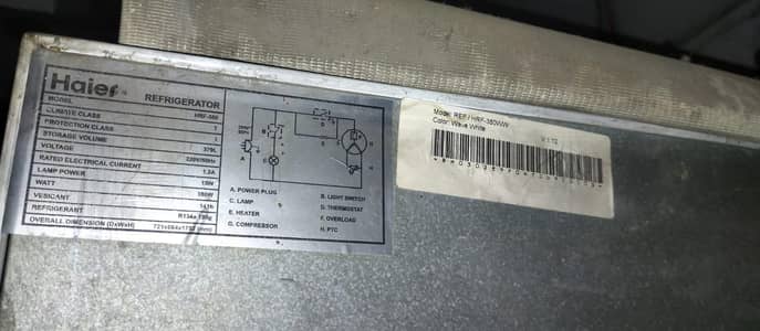 large size haier model380