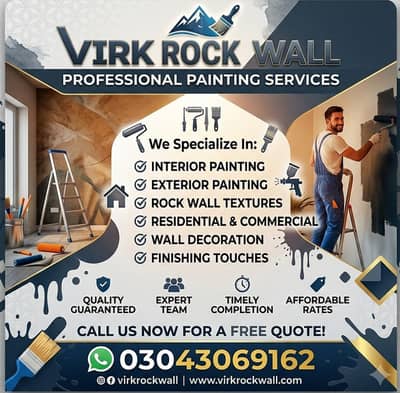 Interior exterior painting available in lahore