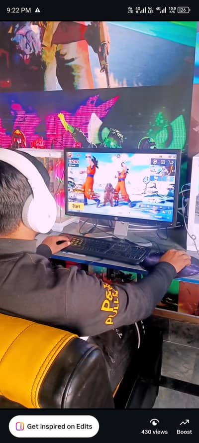 Online Gaming PC Setup for sale