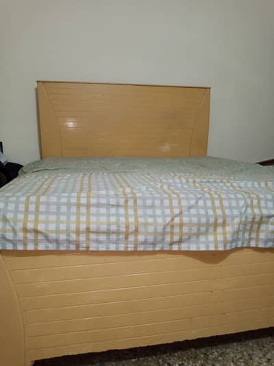 Double Bed, wooden for sale