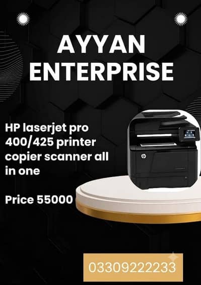 HP laserjet printer copier scanner all in one for sale or toner refi