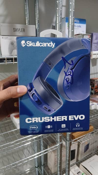 SkullCandy Crusher EVO Wireless Headphone midnight Blue