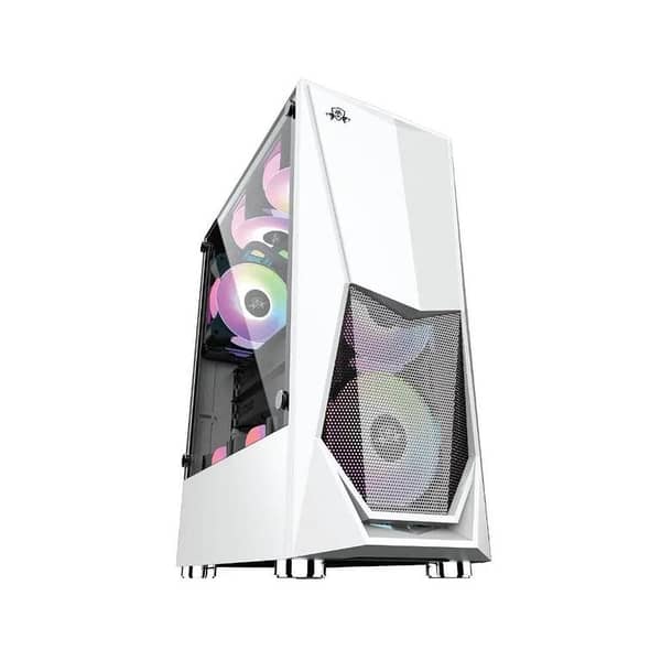 BLAZER WHiTE GAMiNG PC CASE WiTH AA-222 RGB FAN