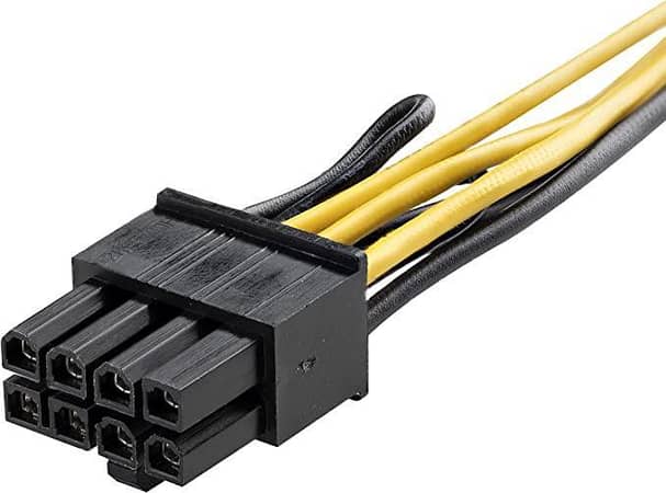6 PiN TO 8 PiN PCIe POWER CABLE CONNECTOR (6+2)