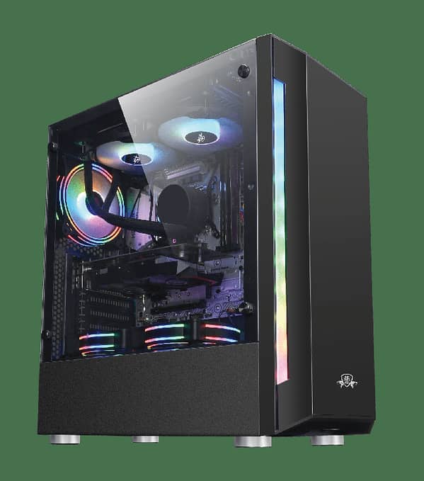 i7 7th GENERATiON TOWER PC WITH AMD RX 590 RGB GAMING CASE (CUSTOM BUiLD PC)