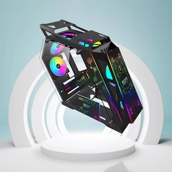 BOOST GODZiLA GAMiNG PC CASE BLACK WITHOUT FAN