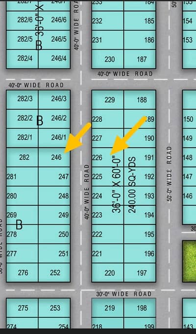 The Palm Royal Residency 240 Sq. Yard Plot for Sale