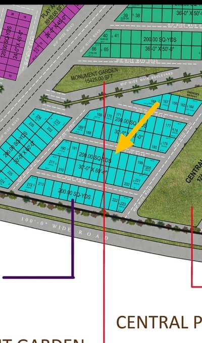 The Palm Village 200 Sq. Yard Plot