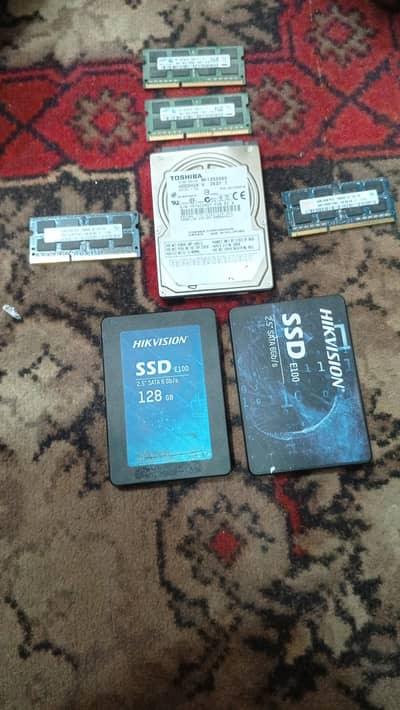 SSD AND HDD RAM