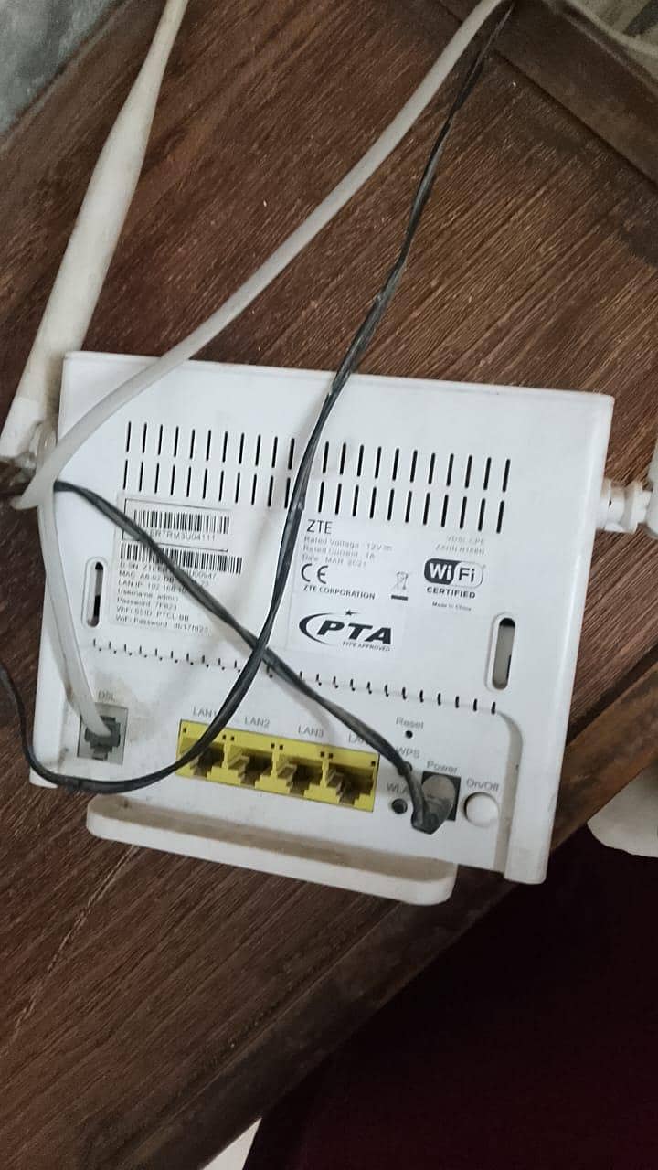 ptcl moden 0
